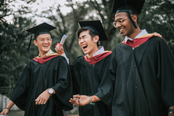 Graduates celebrating